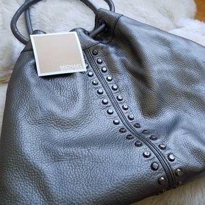 Michael Kors, Gunmetal, Satchel Bag